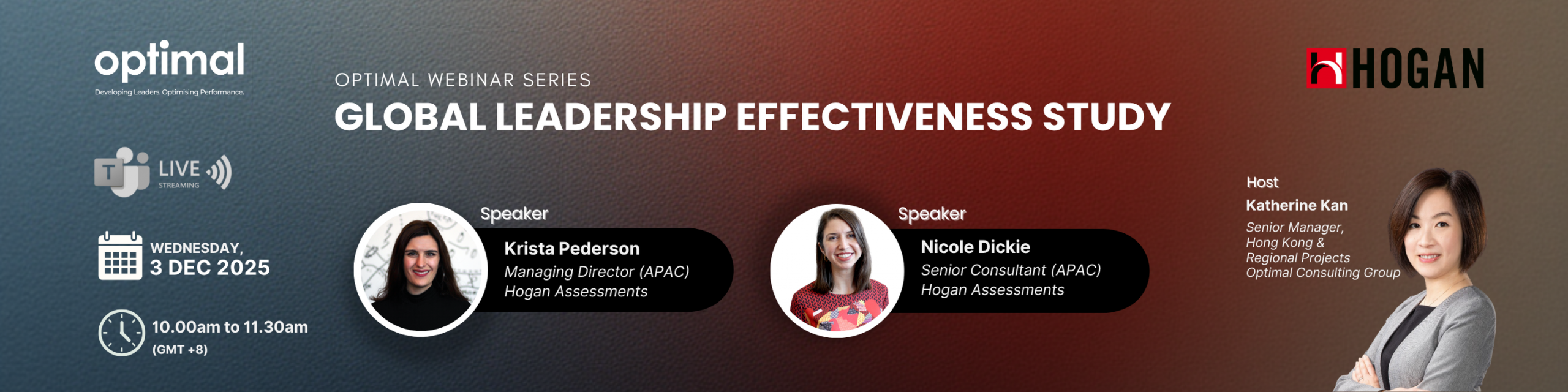 Optimal Webinar Series: Global Leadership Effectiveness Study