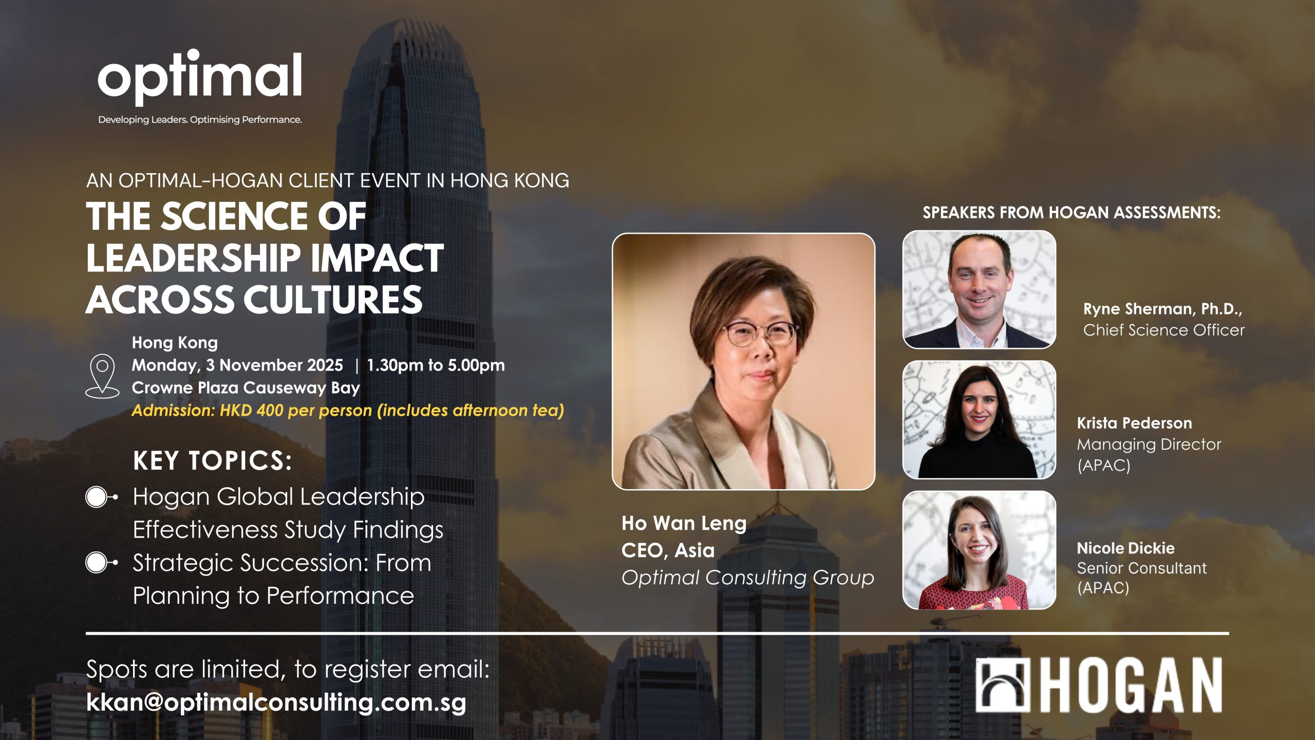 Hong Kong Client Event: The Science of Leadership Impact Across Cultures
