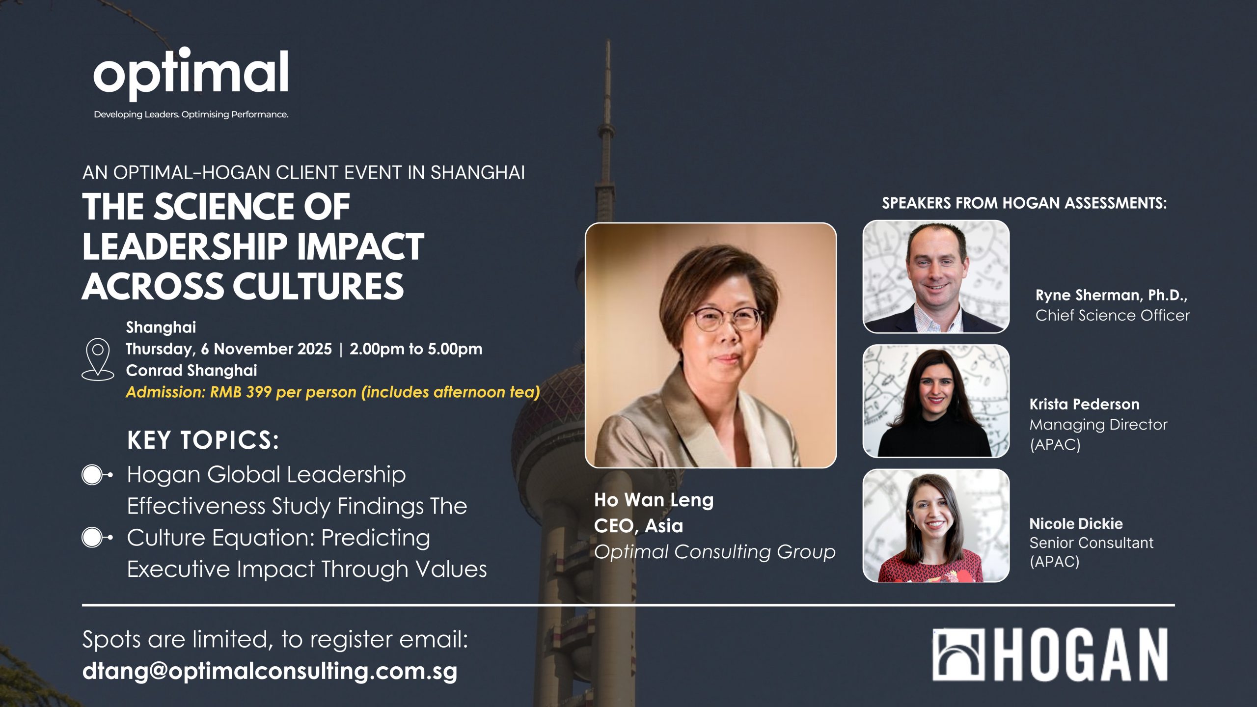 Shanghai Client Event: The Science of Leadership Impact Across Cultures