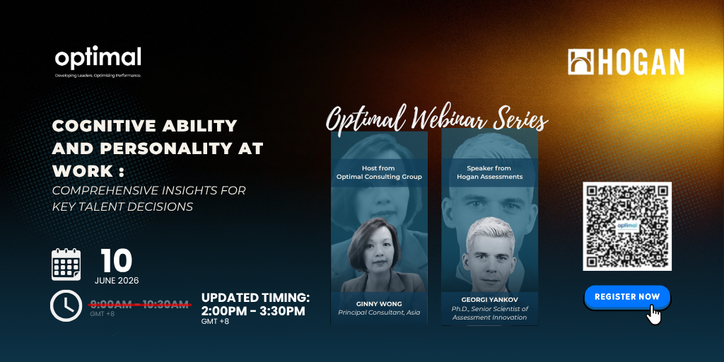 [Optimal Webinar Series] Cognitive Ability and Personality at Work – Comprehensive Insights for Key Talent Decisions